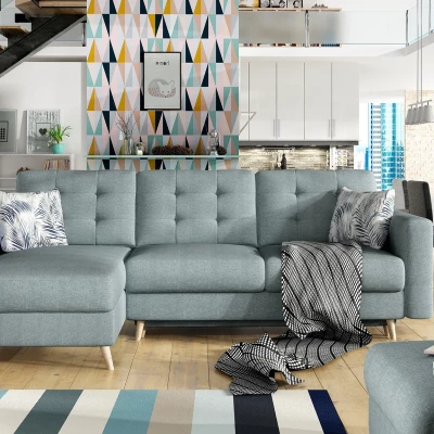 Ecksofa SASHA - graublau