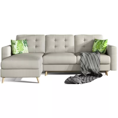 Ecksofa SASHA – hellbeige