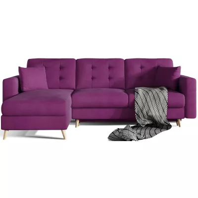 SASHA Ecksofa-Set - bordeauxrot