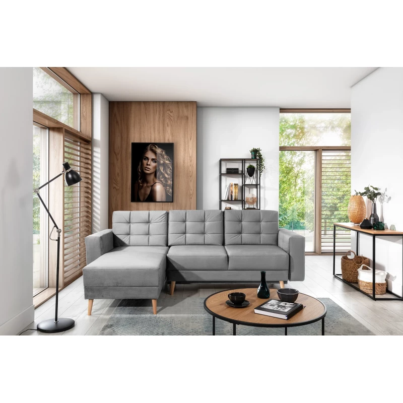 Ecksofa SASHA - hellgrau 3