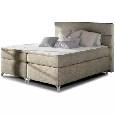 Kontinentales Bett mit Stauraum ESTORIA 180x200 - dunkelgrau