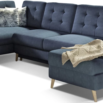U-förmiges Sofa SASHA - blau