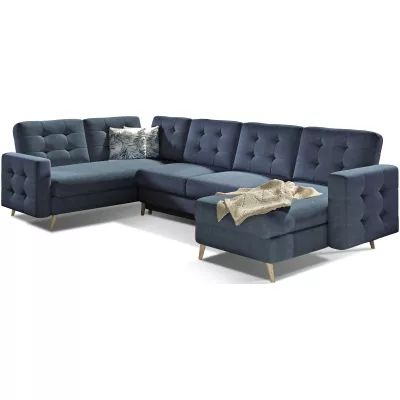 U-förmiges Sofa SASHA - blau