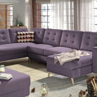 U-förmiges Sofa SASHA - lila