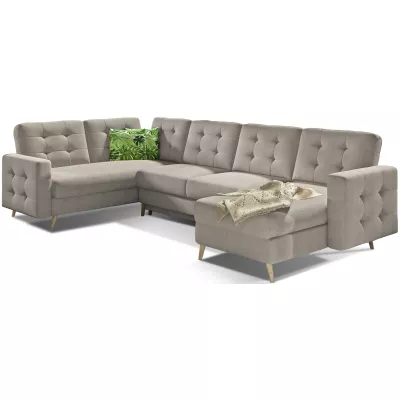 U-förmiges Sofa SASHA – hellbeige