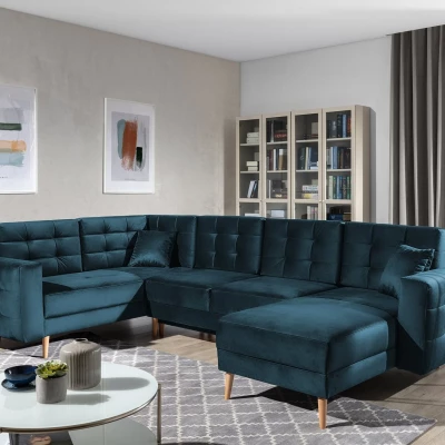 U-förmiges Sofa SASHA - marineblau