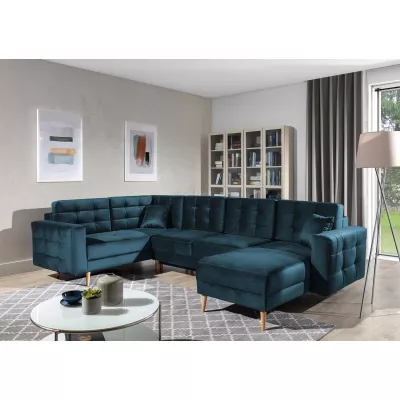 U-förmiges Sofa SASHA - marineblau