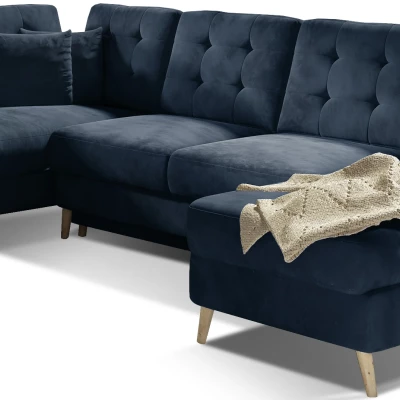 U-förmiges Sofa SASHA - marineblau