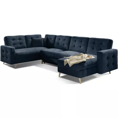 U-förmiges Sofa SASHA - marineblau