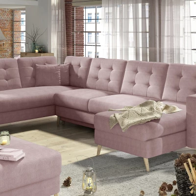 U-förmiges Sofa SASHA - rosa