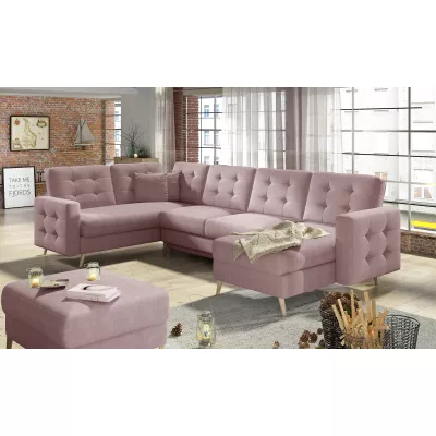 U-förmiges Sofa SASHA - rosa
