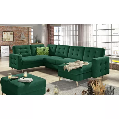U-förmiges Sofa SASHA - grün