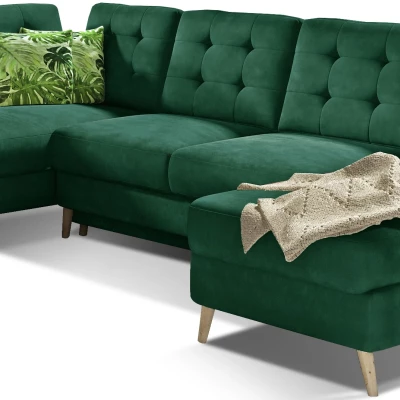 U-förmiges Sofa SASHA - grün