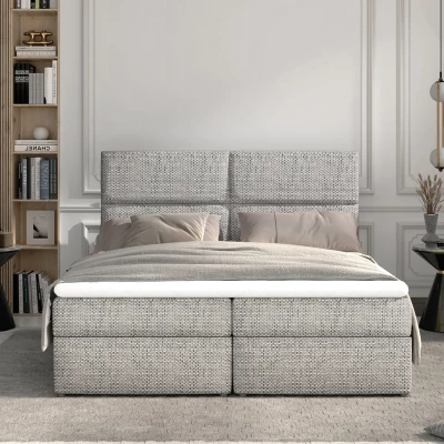 Boxspringbett 140x200 ARLUNE - Esche