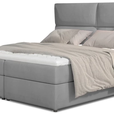 Boxspringbett 140x200 ARLUNE - grau