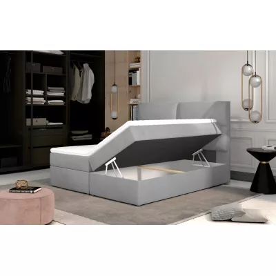Boxspringbett 140x200 ARLUNE - grau