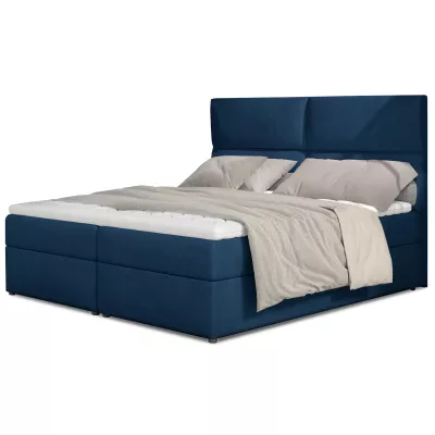Boxspringbett 140x200 ARLUNE - Dunkelblau