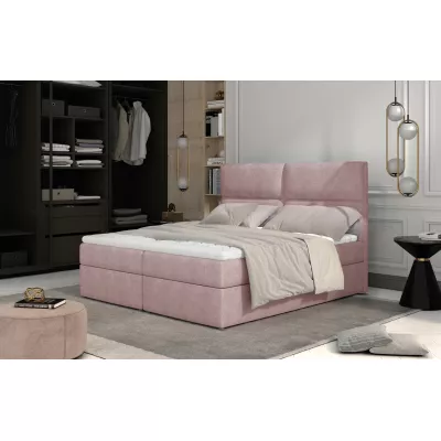 Boxspringbett 140x200 ARLUNE - rosa