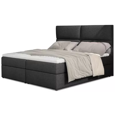 Doppelbett (160x200) ARLUNE - Dunkelgrau