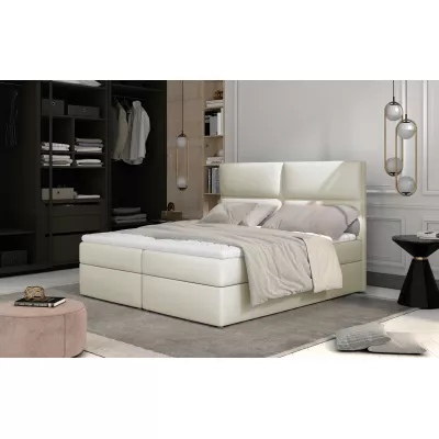 Doppelbett (160x200) ARLUNE - Hellbeige