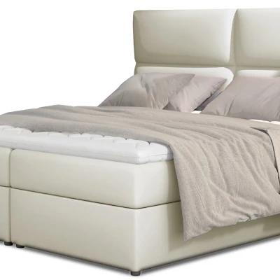 Doppelbett (160x200) ARLUNE - Hellbeige