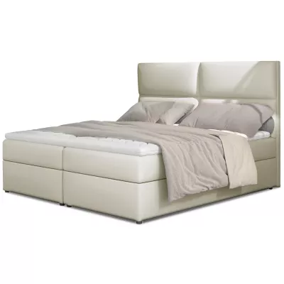 Doppelbett (160x200) ARLUNE - Hellbeige
