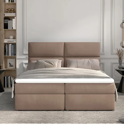 Doppelbett (160x200) ARLUNE - braun