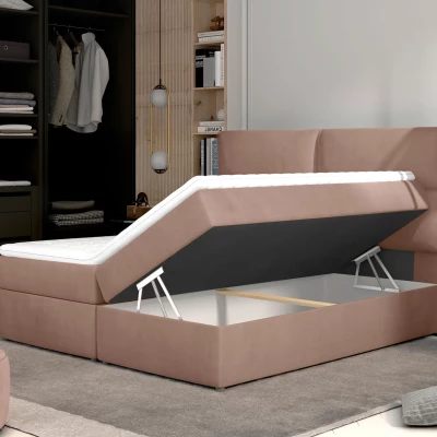 Doppelbett (160x200) ARLUNE - braun