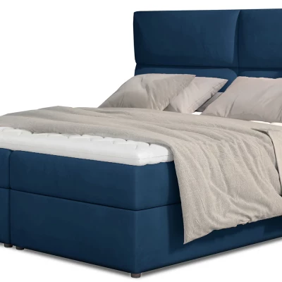 Doppelbett (160x200) ARLUNE - Dunkelblau