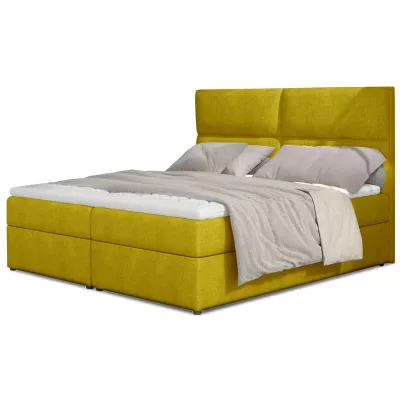 Doppelbett (160x200) ARLUNE - gelb