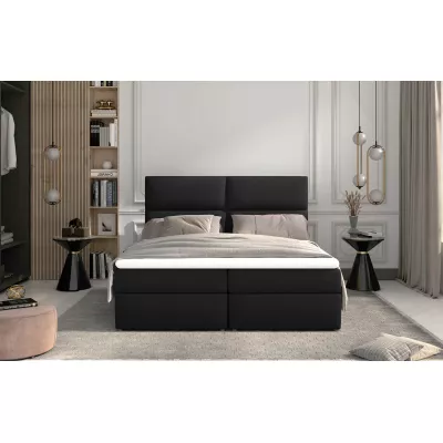 Doppelbett (kontinental) 160x200 ARLUNE - schwarz1