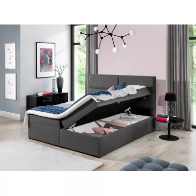 Doppelbett (160x200) ARLUNE - Hellgrau