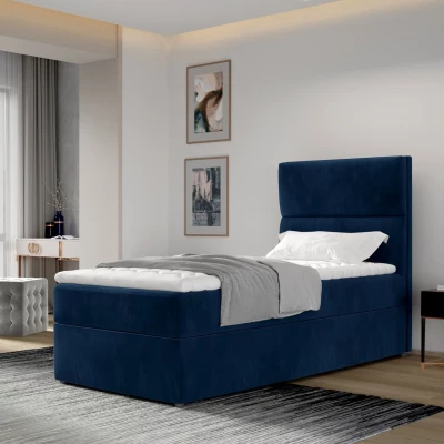 Einzelbett (90x200 cm) OAKENLY - blau