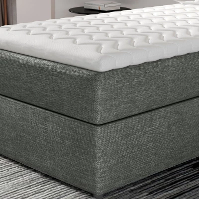 Einzelbett (90x200 cm) OAKENLY - blau