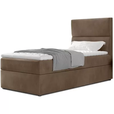 Einzelbett (90x200 cm) OAKENLY - hellbraun