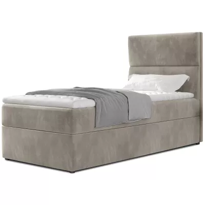Einzelbett (90x200 cm) OAKENLY - beige