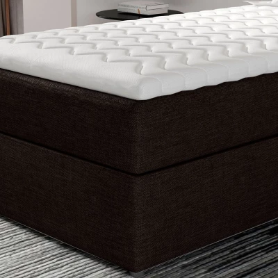 Einzelbett (90x200 cm) OAKENLY - braun