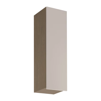 Hoher Küchenoberschrank SALERNO – Breite 30 cm, Baltic Storm / Beige
