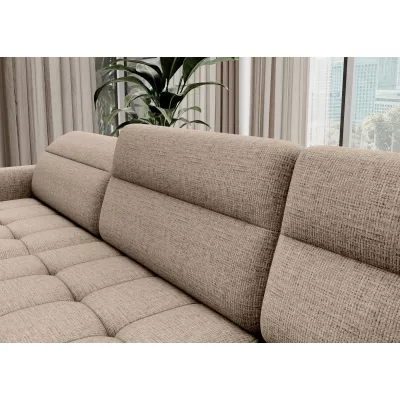 MAELIS U-förmiges Schlafsofa – beige, linke Ausführung