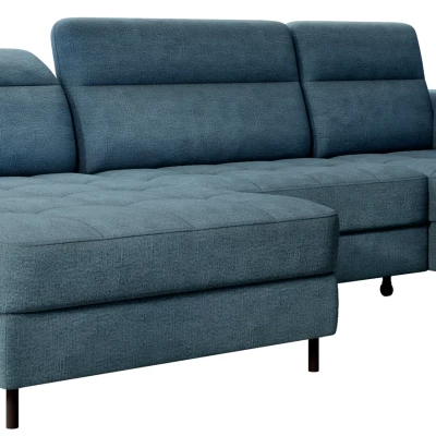 MAELIS U-förmiges Schlafsofa – blau, linke Ausführung
