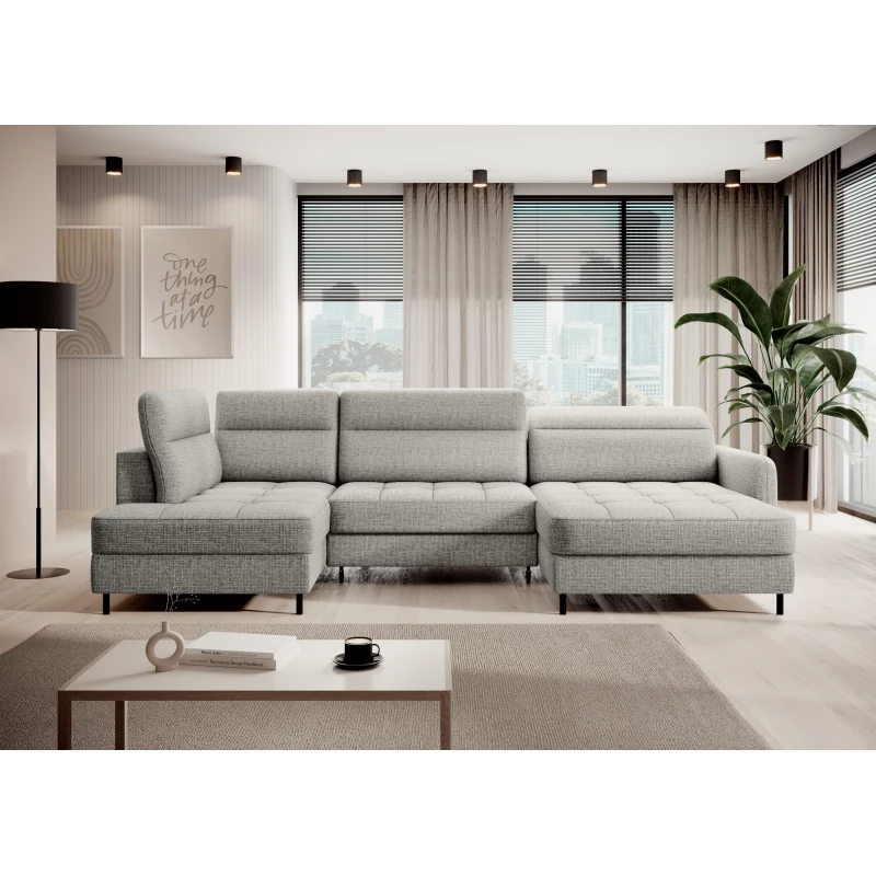 MAELIS U-förmiges Schlafsofa – Esche, echtes Design