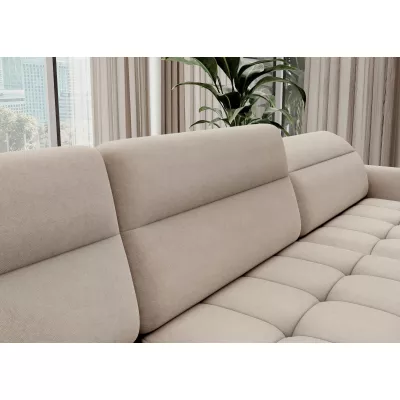 MAELIS U-förmiges Schlafsofa – cremefarben, echtes Design