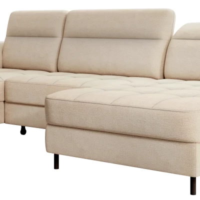 MAELIS U-förmiges Schlafsofa – Latte, echtes Design