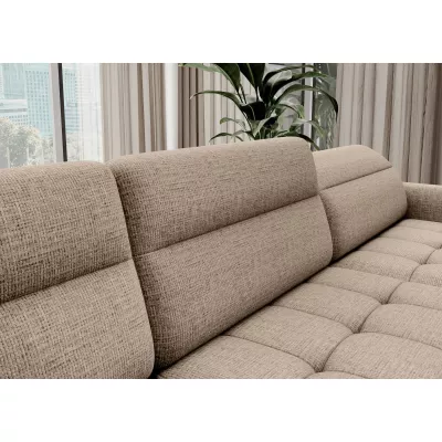 MAELIS U-förmiges Schlafsofa – beige, rechte Ausführung