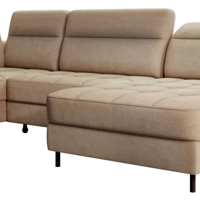 MAELIS U-förmiges Schlafsofa – Karamell, echtes Design