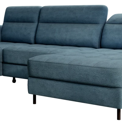 MAELIS U-förmiges Schlafsofa – blau, rechte Ausführung