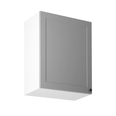 LUMEA Küchenoberschrank – Breite 60 cm, Grau/Weiß