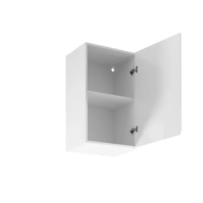 ARBOR Küchenoberschrank – Breite 45 cm, glänzend grau/weiß