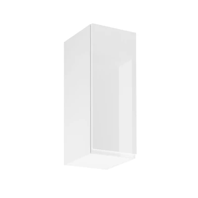 ARBOR Küchenoberschrank – Breite 30 cm, Hochglanzweiß / Weiß, rechte Ausführung