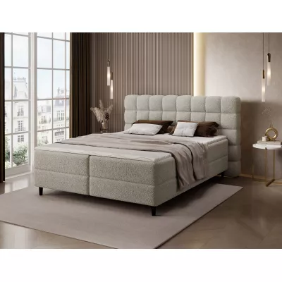 Doppelbett (180x200) MIRELLO - Dunkelbeige